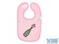 Slabbetje Champagnefles GIRL Roze