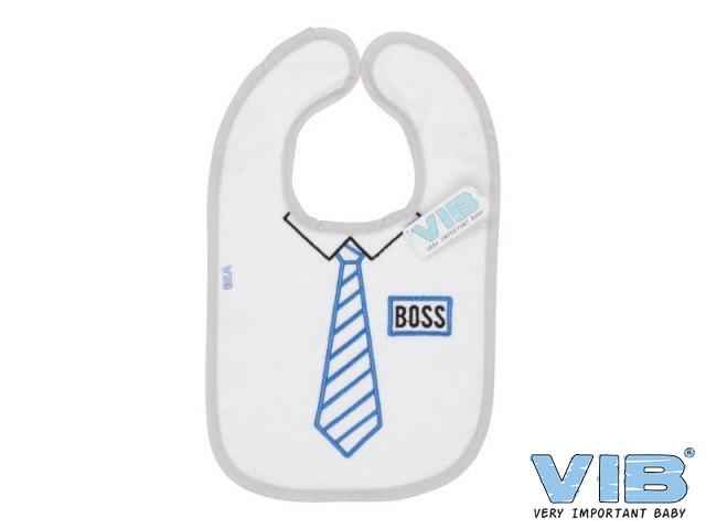 Slabber 'BOSS with tie' Wit