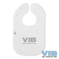 Slabber 'VIB' Wit+Zilver Wafelstof