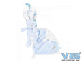 Pluche Konijn houdt doekje vast  Very Important Rabbit Blauw
