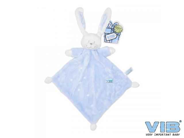 Knuffeldoekje glow in de dark blauw