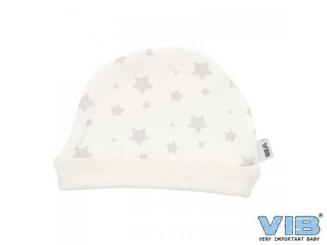 muts print sterretjes wit zilver