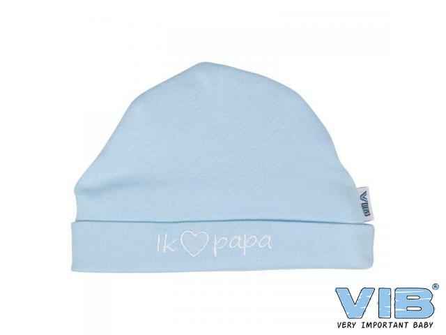 Muts Rond Ik (hartje) Papa blauw