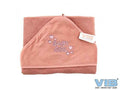 Badcape Baby Girl oud Roze