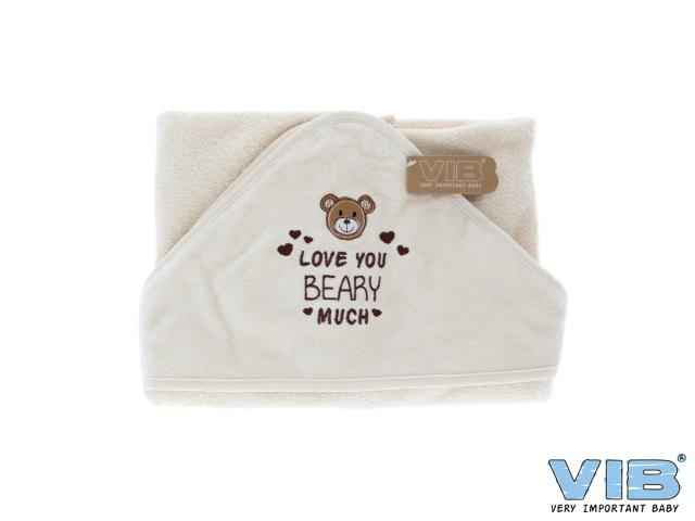 Badcape Love you Beary Much Beige