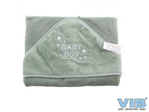 Badcape Baby Boy Mosgroen