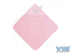 Badcape VIB Roze+Zilver