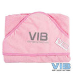 Badcape VIB Roze+Zilver