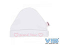 Muts Rond 'Brand New!' Wit-Roze