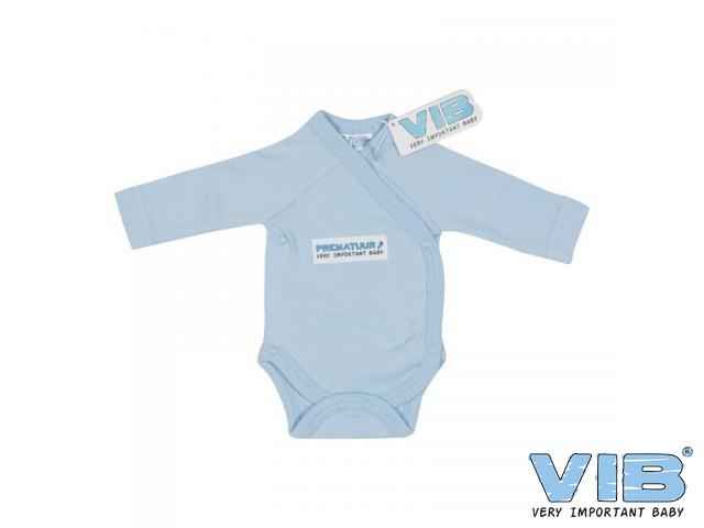 Prematuur Romper Licht Blauw+Licht Blauw