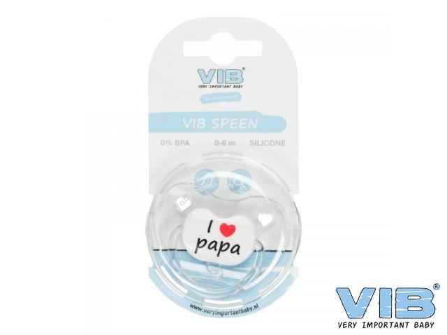 VIB Speen Orthodontisch Transparant I love papa