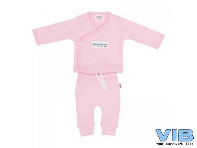 2-Delige Setje Prematuur Roze