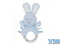 Pluche Konijn Rammelaar Very Important Rabbit Blauw