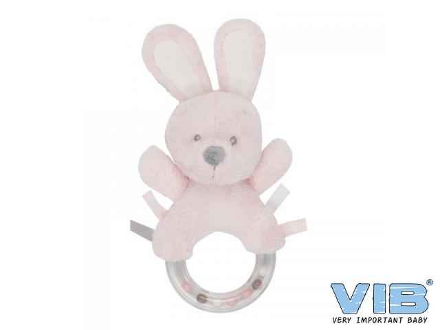 Pluche Konijn Rammelaar Very Important Rabbit Roze
