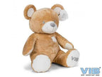 Pluche Beer GROOT Zittend 60cm 'Very Important Bear' Licht Bruin