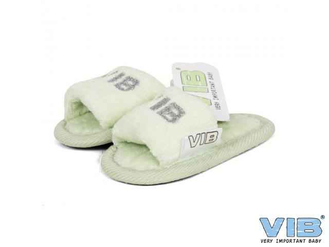 Baby Slipper VIB Mint-Zilver