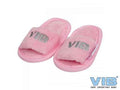 Baby Slipper 'VIB' Roze+Zilver
