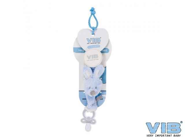 Pluche Speenkoord Konijn Very Important Rabbit Blauw