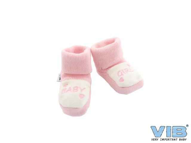 Slofjes Baby Girl, roze