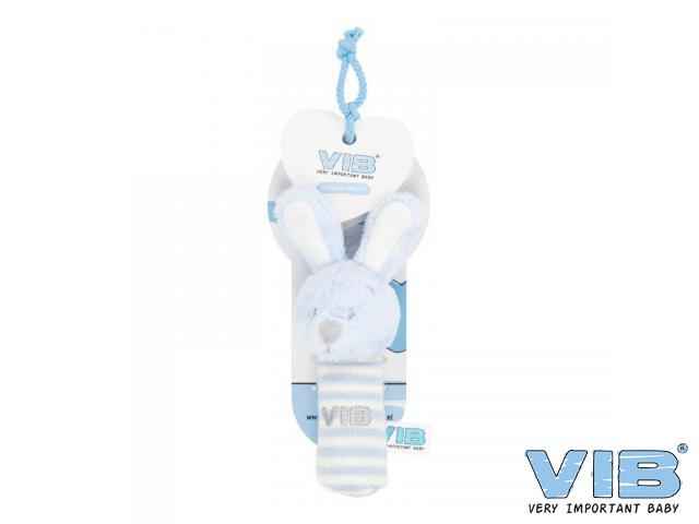 Pluche Konijn Squeaker met Piep Very Important Rabbit Blauw