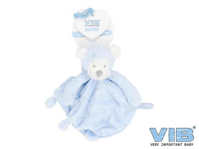 Pluche Aap Very Important Monkey Knuffeldoekje Blauw