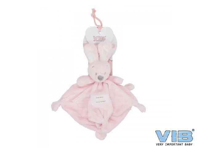 Pluche Konijn Very Important Rabbit Knuffeldoekje Roze
