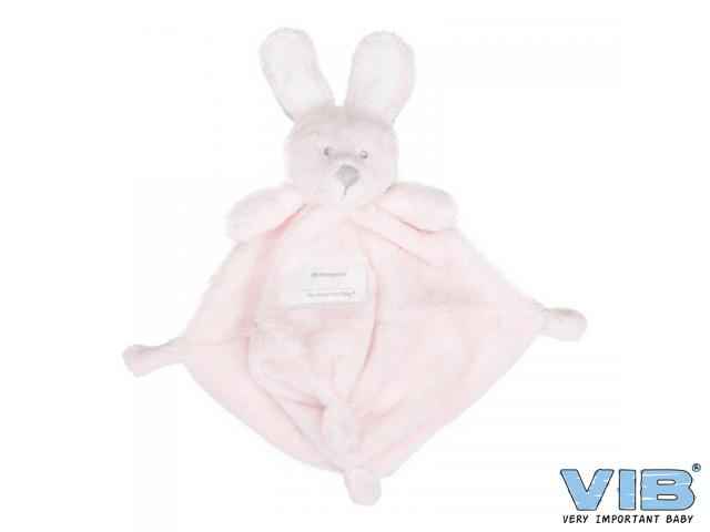Pluche Konijn Very Important Rabbit Knuffeldoekje Roze