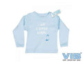 T-Shirt 'I AM A LITTLE REBEL!' Blauw