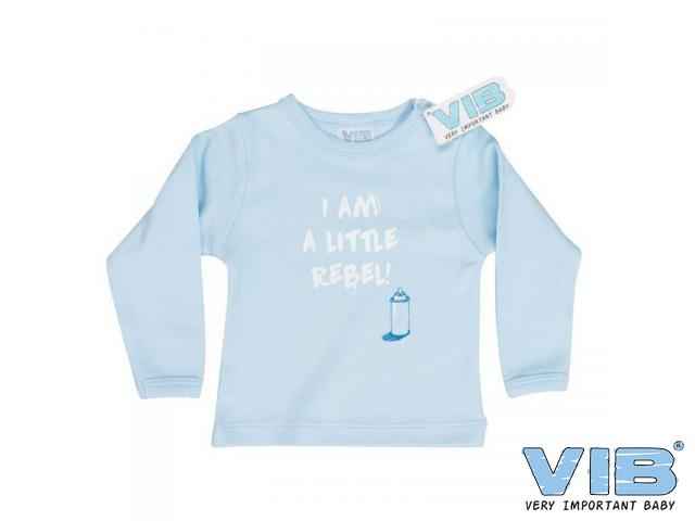 T-Shirt 'I AM A LITTLE REBEL!' Blauw