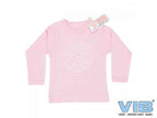 T-Shirt '100% Original Very Important Baby' Roze
