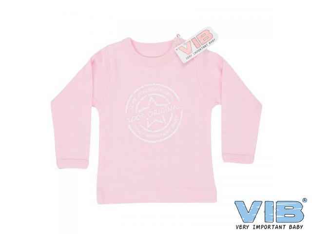 T-Shirt '100% Original Very Important Baby' Roze