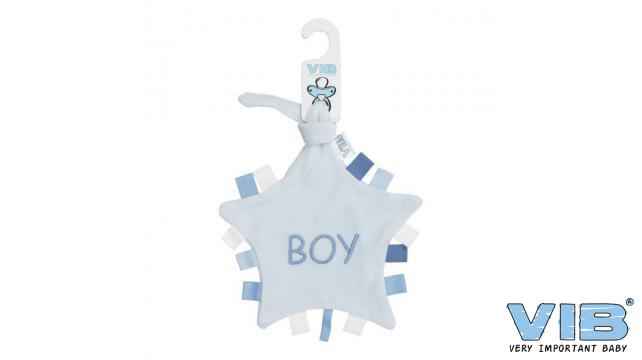 Tutteldoekje STER Licht Blauw 'BOY'