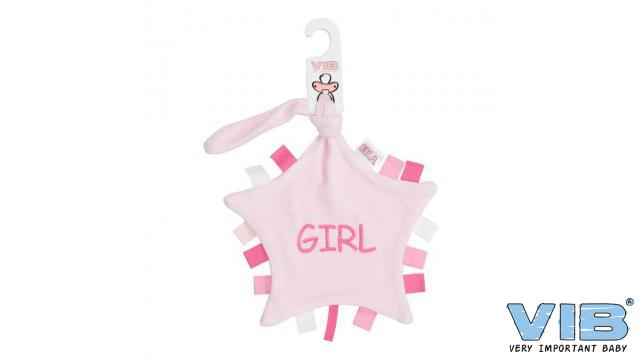 Tutteldoekje STER Roze 'GIRL'