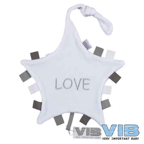 Tutteldoekje STER Wit 'LOVE'