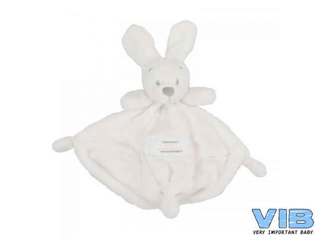 Pluche Konijn Very Important Rabbit Knuffeldoekje Wit