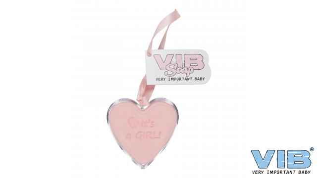 Hart Zeepje Roze 'It's a girl'