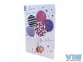 Wenskaart folie/glitter  'Een Lieve dochter'