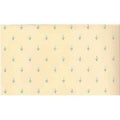 Green on Cream Fleur De Lys
