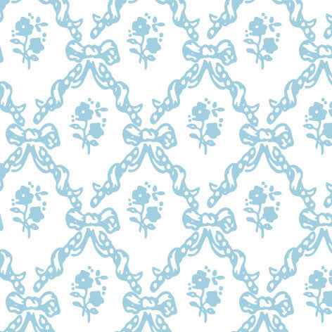 Poppenhuis behang Melissa, blauw
