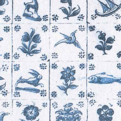 Behang Early Delft