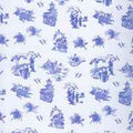 Behang blauw