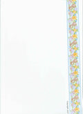 Behang rand Garland blauw