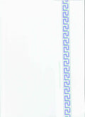 Behang rand Grecian blauw