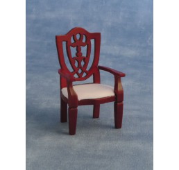Carver Shield stoel, mahonie