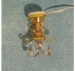 Lily hanglamp, licht glas