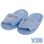 Baby Slipper 'VIB' Licht Blauw+Zilver, Very Important Baby, VIB-SLTB01