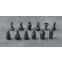 Blauwe vazen, 12 stuks                                        , Babette Miniatures, D80445