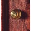deurknop messing per 2 met schroefdraad, Dolls House Emporium, 5189