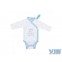 Romper wit-blauw kroontje Kleine prins, Very Important Baby, VIB-BSTAOB311