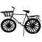 Zwarte fiets met mand                          , Dolls House Emporium, 9664